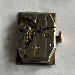 LeCoultre Watch Movement with Gold Accents